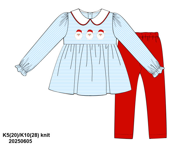 Striped Santa Legging Set ETA mid November