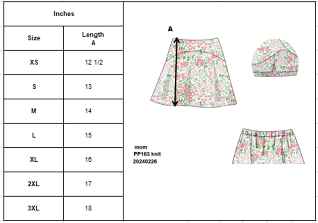 Saturdays In the South Mom Skort