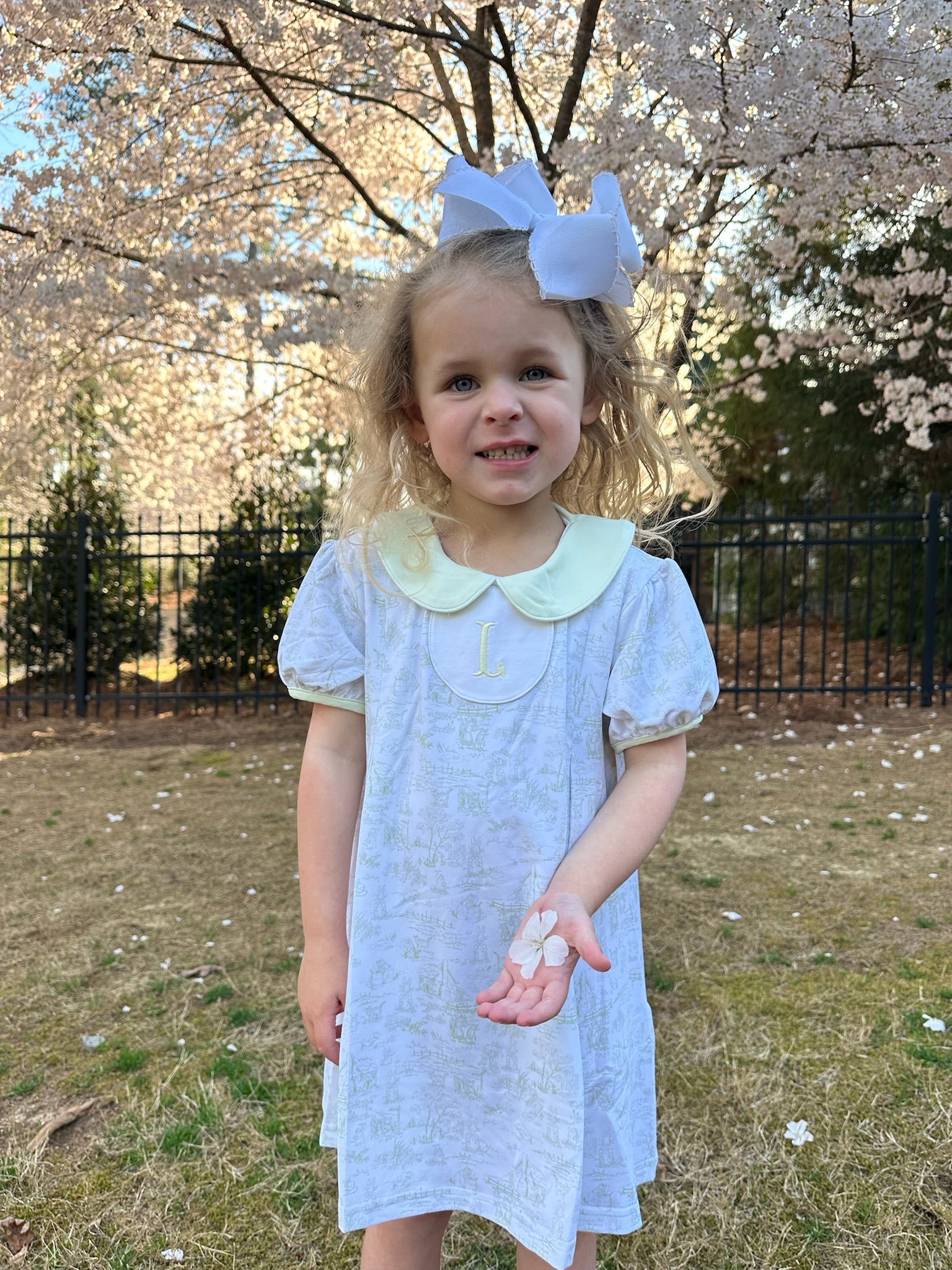 Toile Easter Dress Toile Easter Dress