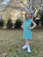 Green Striped Dress