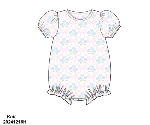 Bows & Hydrangeas Bubble