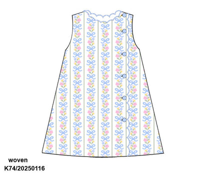 Bows & Blues Dress ETA late April