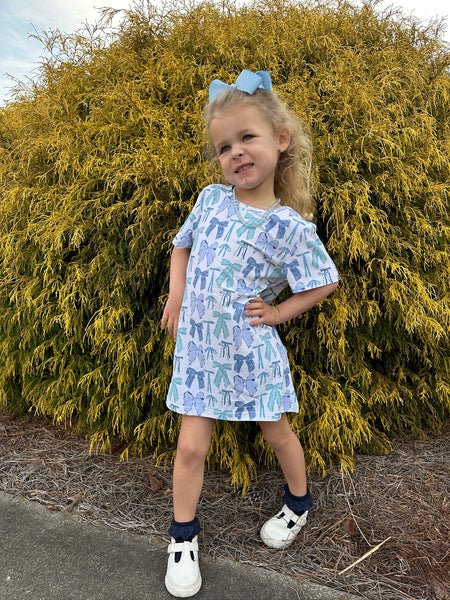 Blue Bows Dress