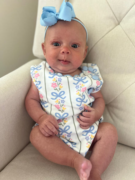 Bows & Blues Bubble