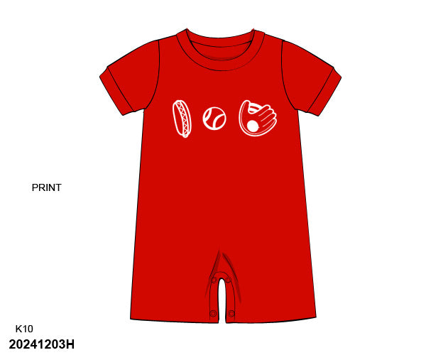 Day at the Ball Field Romper ETA late March