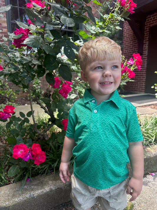 Baseball Diamond Kids Polo