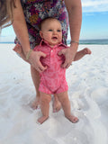 Whales & Florals Romper