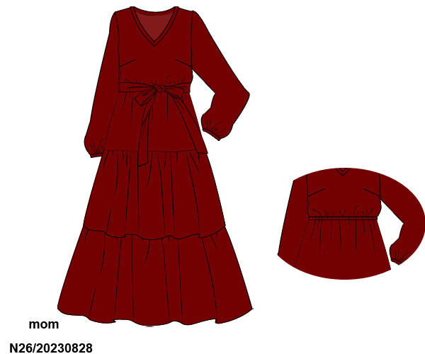 Velvet Mom Dress