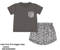 Camo Short Set