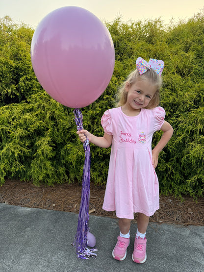 Pleated Birthday Dress