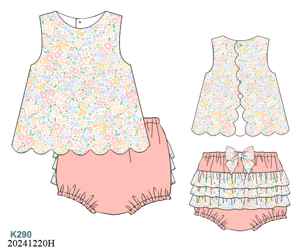 Fish & Florals Bloomer Set