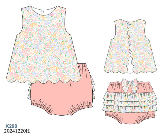 Fish & Florals Bloomer Set