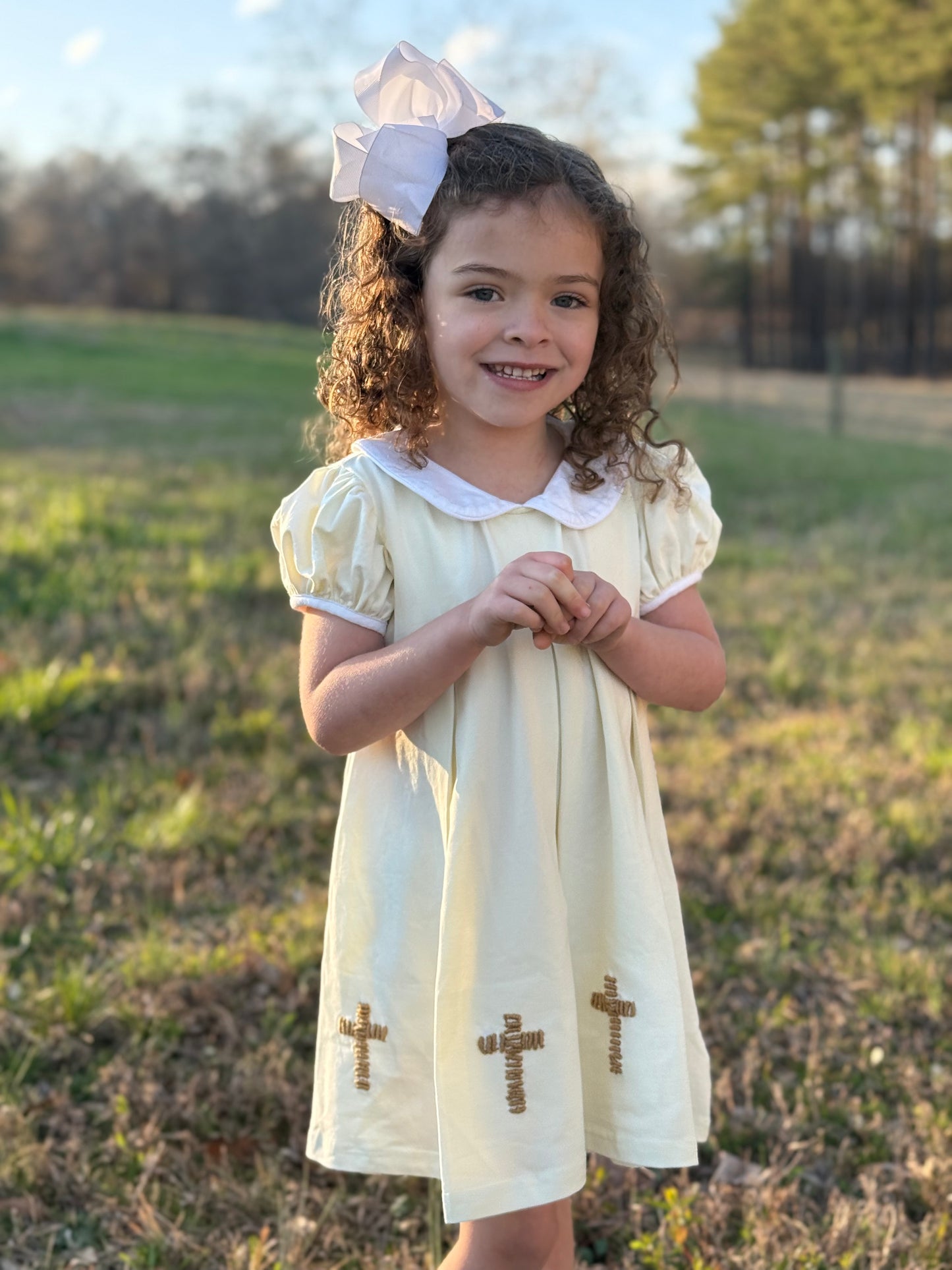 Bullion Stitch Cross Dress