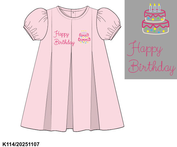 Pleated Birthday Dress