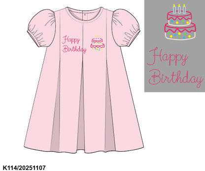 Pleated Birthday Dress
