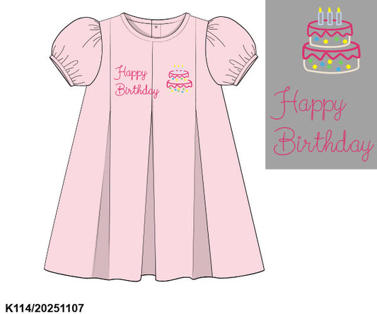 Pleated Birthday Dress