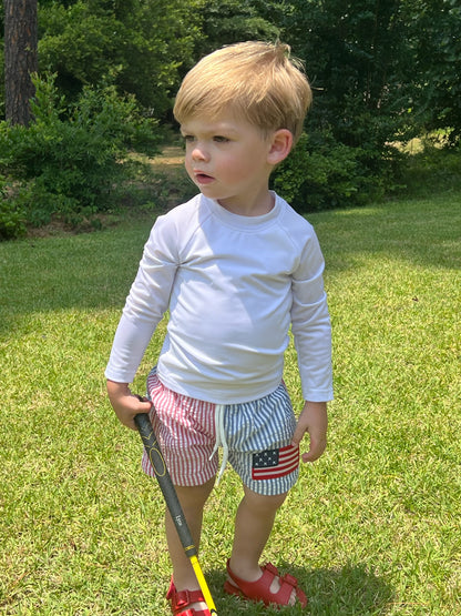 USA Flag Trunks ETA April