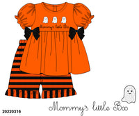 Mommy's Little Boo Girls Short Set