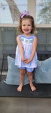 Smocked Pinwheels Girls Short Set