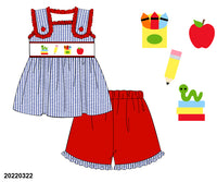 School Necessities Girls Short Set