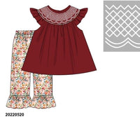 Custom Floral Pant Set
