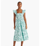 Red/Blue Swiss Dot Mom Dress