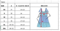 Red/Blue Swiss Dot Mom Dress