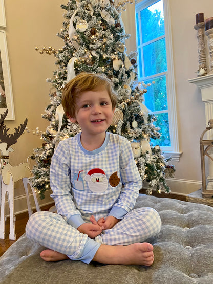 Milk & Cookies Blue PJs