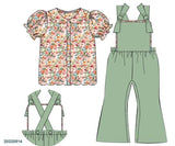 Custom Floral Overall