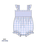 Blue Plaid Bubble