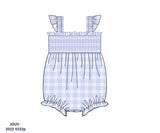 Blue Plaid Bubble