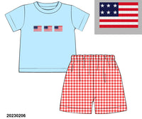 French Knot Flags Set