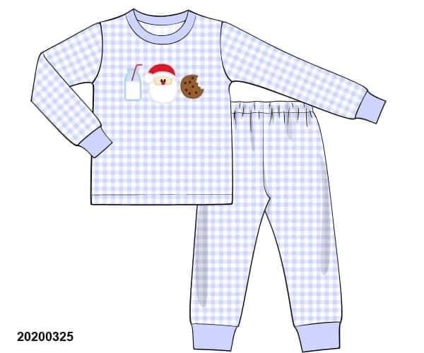 Milk & Cookies Blue PJs