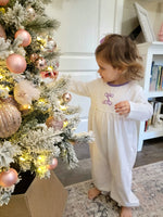 Purple Bitty Dot Romper no mono